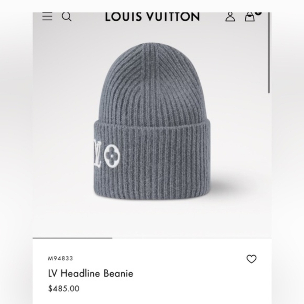 Louis Vuitton Lavender Beanie